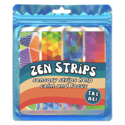 The Pencil Grip Zen Strips Multi-Packs, Bumpy Brights Set 3, 4 Per Set, 6 Sets