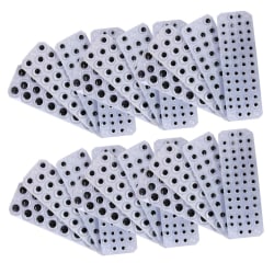 Creativity Street Peel & Stick Wiggle Eyes, Assorted Sizes, Black/White, 137 Eyes Per Pack, Set Of 6 Packs