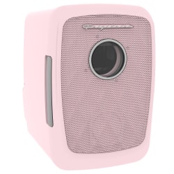 Frigidaire® 0.14-Cu. Ft. Mini Fridge with Bluetooth® Speaker Grille Door, Pink, EFMIS176-PINK
