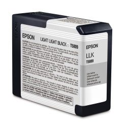 Epson® T5809 UltraChrome™ K3 Light Light Black Ink Cartridge, T580900