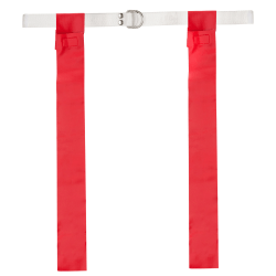 Champion Sports Flag Football Belt Sets, Red, Pack Of 12 Sets