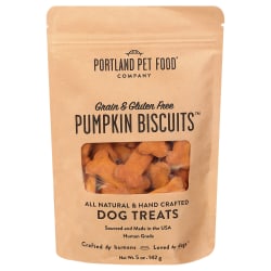 Portland Pet Food Company Dog Biscuits, Pumpkin, 5 Oz, Total Qty 6