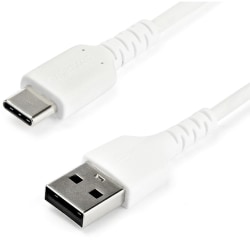 StarTech.com 2 m / 6.6ft USB 2.0 to USB C Cable - High Quality USB 2.0 Cable - USB Cable - White - USB Data Transfer Cable (RUSB2AC2MW)
