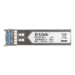 D-Link 1-port Mini-GBIC SFP to 1000BaseLX Single-Mode Fibre Transceiver - - DISS310LX