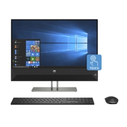 HP Pavilion 24-xa0076 All-In-One PC, 23.8" Full HD Touch Screen, AMD Ryzen 7 Quad Core, 12 GB Memory, 1 TB Hard Drive, Windows 10 Home