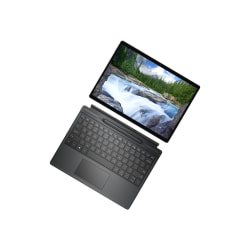 Dell Latitude 7320 Detachable Travel Keyboard - Cable Connectivity - Pogo Pin Interface Mute, Volume Control Hot Key(s) - Notebook, Tablet - Windows - Plunger Keyswitch - Light Apollo