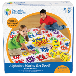 Learning Resources Alphabet Marks The Spot Game