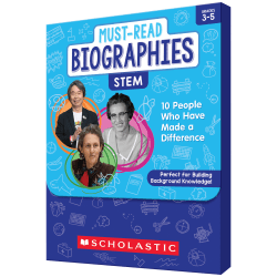 Scholastic Teaching Solutions Must Read Biographies STEM