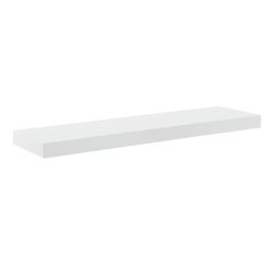 Eurostyle Barney Floating Shelf, 2"H x 36"W x 10"D, High Gloss White