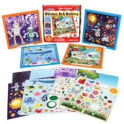 Ready 2 Learn Sticker Art Gallery Kit, Set Of 12 Pieces