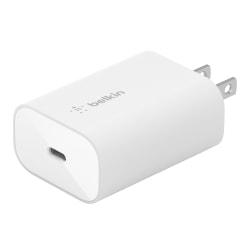 Belkin® BOOST CHARGE USB-C PD 3.0 PPS Wall Charger, 25W, White