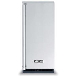 Viking Range Undercounter Clear Ice Machine With Gravity Drain, Silver