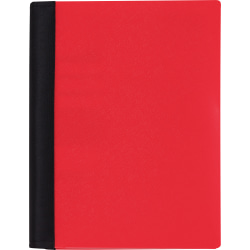 Office Depot® Brand Stellar Notebook With Spine Cover, 6" x 9-1/2", 3 Subject, College Ruled, 120 Sheets, Red