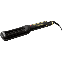 Cosmopolitan Wave Curler (Black and Gold) - AC Supply Powered - Black, Gold