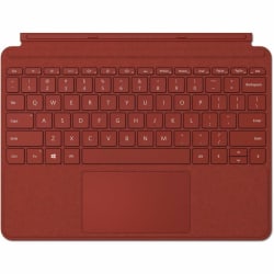 Microsoft Surface Go Type Cover - Keyboard - with trackpad, accelerometer - backlit - QWERTY - English - poppy red - for Surface Go, Go 2