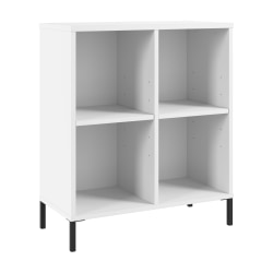 Bush Furniture Essence 30"H 4-Cube Organizer, White, Standard Delivery