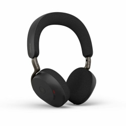 Jabra Evolve3 75 Wireless Headset, On-Ear, Over-The-Head, Binaural, Black, 37599999899