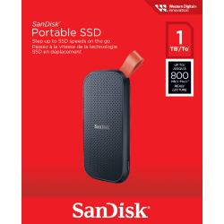 SanDisk® Portable Solid State Drive, 1TB, Gray