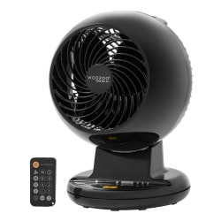 IRIS Woozoo C15T Compact Oscillating Desk Fan, 11-15/16"H x 8"W x 8-11/16"D, Black