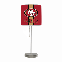 Imperial NFL Table Accent Lamp, 8"W, San Francisco 49ers