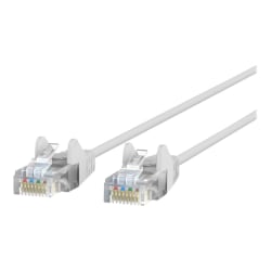 Belkin Cat.6 UTP Patch Network Cable - 15 ft Category 6 Network Cable for Network Device - First End: 1 x RJ-45 Network - Male - Second End: 1 x RJ-45 Network - Male - Patch Cable - 28 AWG - White