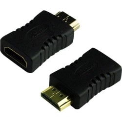 4XEM - HDMI adapter - HDMI female to HDMI male - black - for P/N: 4XHDMI4K2KPRO100, 4XUSBCHDMIA