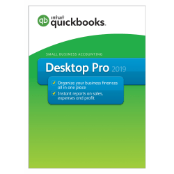 Intuit® QuickBooks® Desktop Pro 2019, Disc