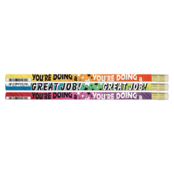 Musgrave Pencil Co. Inc. Motivational Pencils, You're Doing A Great Job, 12 Pencils Per Pack, Set Of 12 Packs
