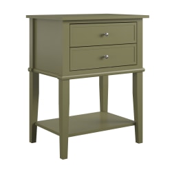 Ameriwood™ Home Franklin Accent Table, 28"H x 22"W x 15-1/2"D, Olive