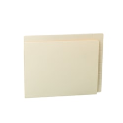 Pendaflex® Reinforced End-Tab Convertible Folders, Letter Size, Manila, Box Of 100