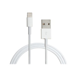 4XEM - Lightning cable - USB male to Lightning male - 6 ft - MFI Certified - white