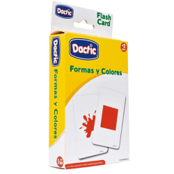 Dactic Forms And Colors Flash Cards, 5" x 13/16", All Ages, Set Of 56 Flash Cards