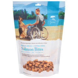 Caledon Farms Freeze-Dried Bites Dog Treats, Salmon, 3.2 Oz, Total Qty 6