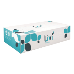 Livi Solaris Paper 2-ply Facial Tissue - 2 Ply - 8.37" Width x 8.07" Length - White - Virgin Fiber - 100/Box - 30 / Carton