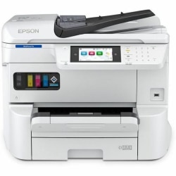 Epson WorkForce Pro EM-C7100 Wired & Wireless Inkjet Multifunction Printer - Color - Copier/Fax/Printer/Scanner - 4800 x 1200 dpi Print - Automatic Duplex Print - Color ADF, Flatbed, CIS Scanner - 1200 dpi Optical Scan - Color Fax