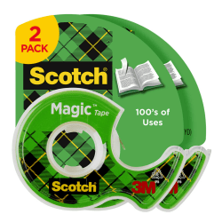 Scotch® Magic™ Tape In Dispenser, 1/2" x 750"