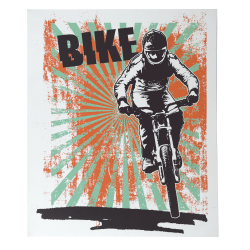 Top Flight Fashion 2-Pocket Folder, 9-13/16" x 11-13/16", Dirt Bike