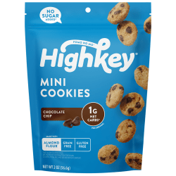 HighKey Chocolate Chip Cookies, 2 Oz, Pack Of 6 Bags