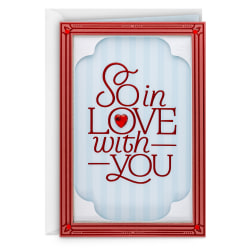 Hallmark Romantic Valentine's Day Card (Love All the Things)