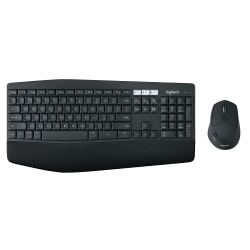 Logitech® MK850 Wireless Keyboard & Mouse, Black