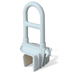 Medline Deluxe Clamp-On Bathtub Safety Bar, 12", White