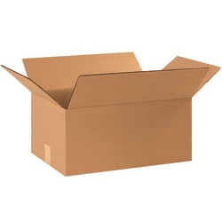 Partners Brand Heavy-Duty Boxes, 10"H x 12"W x 15"D, Kraft, Pack Of 25
