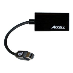Accell UltraAV Mini DisplayPort 1.1 To HDMI 1.4 Passive Adapter
