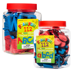 Dowling Magnets Foam Fun Magnet Letters Red & Blue Bundle