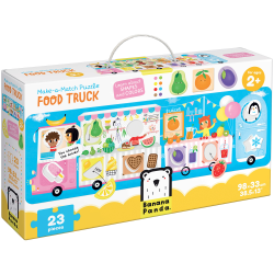 Banana Panda Make-A-Match Puzzle, Food Truck