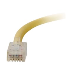 C2G 75ft Cat6 Non-Booted Unshielded (UTP) Ethernet Network Patch Cable - Yellow - Patch cable - RJ-45 (M) to RJ-45 (M) - 75 ft - UTP - CAT 6 - yellow