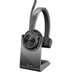 Poly Voyager 4300 UC Series 4310 - Headset - on-ear - Bluetooth - wireless - USB-A - Zoom Certified