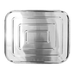 Karat 1/2-Size Foil Steam Table Pan Lids, Silver, Set Of 100 Lids