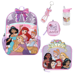 Bioworld Princess 5-Piece Backpack Set, Pink, Total Qty 1