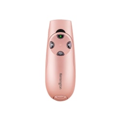 Kensington Presenter Expert with Green Laser - Presentation remote control - 4 buttons - RF - rose gold